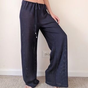 Marina Blu Swim Coverup Pants- Size Small with Stretch